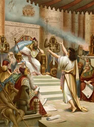 Joseph interprétant les rêves du Pharaon
