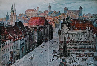 Le Hauptmarkt, Nuremberg