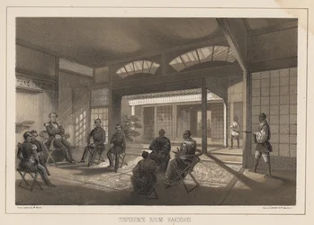 Salle de conférence, Hakodadi, 1855
