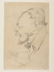 Caricature de Gottlieb Bindesbøll