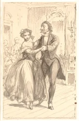 Le premier couple au bal