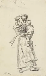 Une femme portant un infirme