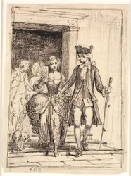 Leander et Leonora, derrière eux Henrik et Pernille