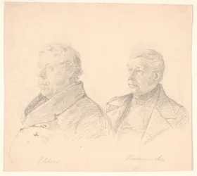 Portraits de deux citoyens de Roskilde "Ehlers" et "Brünniche"
