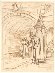 La sentinelle à la porte du château