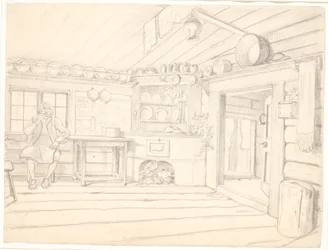 Intérieur paysan suédois