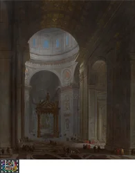 Intérieur de Saint-Pierre de Rome