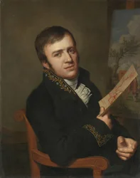 Jan (Baptist) Kobell II (1778-1814), Peintre, en uniforme de membre de l