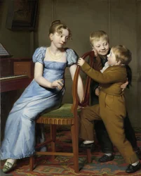 Pratique du piano interrompue, 1813