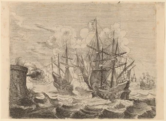 Victoire de Heemskerck sur la flotte espagnole à Gibraltar
