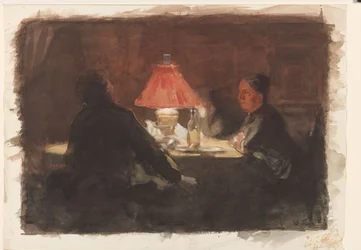 À la lampe