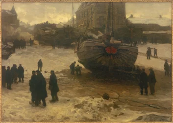 Bateaux de pêche à Scheveningen