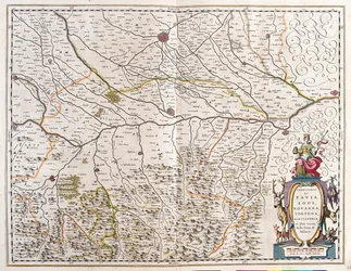 Villes de : Pavie, Lodi, Novara, Tortona, Italie "Theatrum Orbis Terrarum, sive Atlas Novus" de Willem Blaeu, Amsterdam
