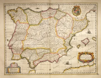 Espagne du Theatrum Orbis Terrarum par Willem Bleau, Amsterdam