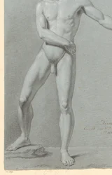 Nu masculin debout, vu de face (3e prix 1810)