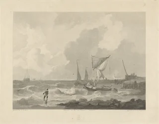 Bateaux de pêche près d