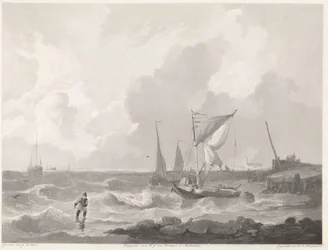 Bateaux de pêche près d