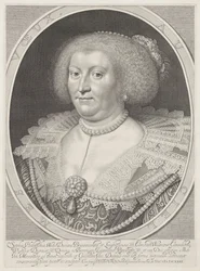 Portrait de Sophie Hedwige de Brunswick-Wolfenbüttel