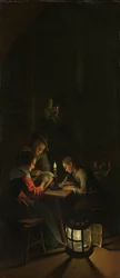Triptyque : Allégorie de la formation artistique