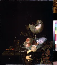 Nature morte au gobelet nacré