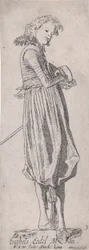 Noble anglais, de Noblemen of Different Countries, Planche 3, vers 1615