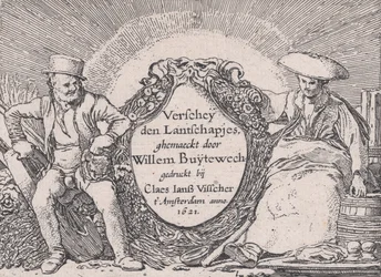 Page de Titre, de Verscheyden Landtschapjes Divers Petits Paysages, Planche 1