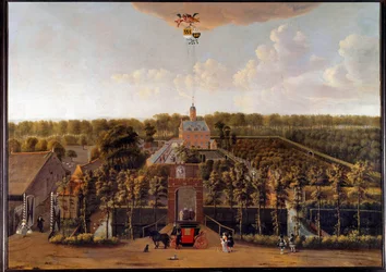 Vue de la propriété Munnikenhof en Zélande (Pays-Bas)