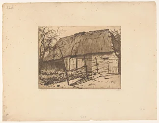 Grange avec clôture en Brabant