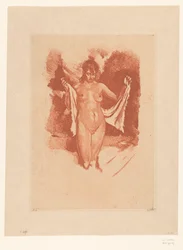 Femme nue debout qui s