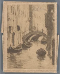 Pont sur le Rio di San Toma, Venise