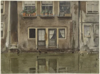 Maison sur un canal à Amsterdam