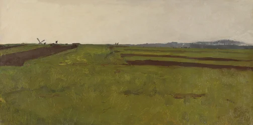Paysage avec champs
