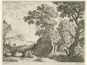 Paysage avec Diane et une nymphe (Paysages italiens)
