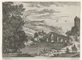 Paysage avec une rivière