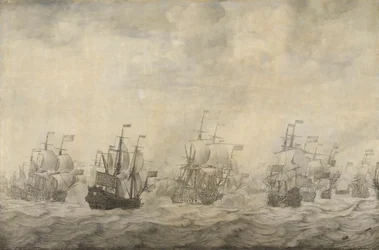 Épisode de la bataille des quatre jours, 11-14 juin 1666, de la deuxième guerre anglo-néerlandaise, 1665-67