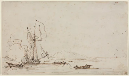Yacht recevant un salut