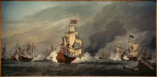 Die "Gouden Leeuw" dans la bataille navale de Texel, 21 août 1673