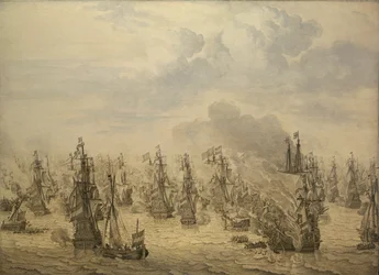 La bataille de Scheveningen