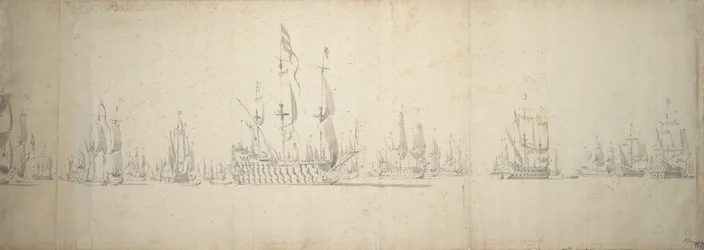 La veille de la bataille de Lowestoft, 2-12 juin 1665