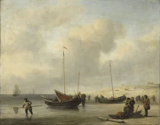 Bateaux de pêche à terre