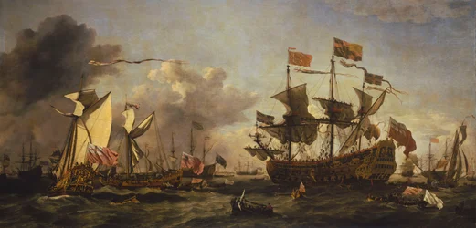 Visite royale à la flotte dans l