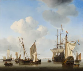 Navires en mer