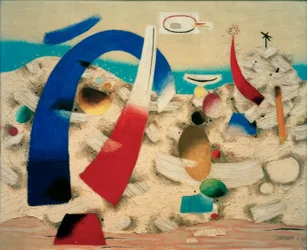 Paysage métaphysique, plage