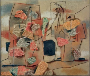 Deux personnages, peignage