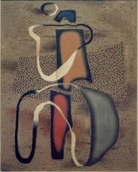 Deux personnages sur le sable