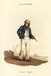 Marin britannique dans la marine de Lord Nelson