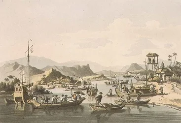 Navigation cochinchinoise sur la rivière Taifo, planche 15 de 