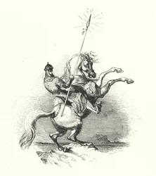 Cavalier de bronze (gravure)