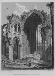 Abbaye de Melrose, Écosse