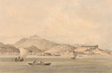 Vue de la côte de Chine